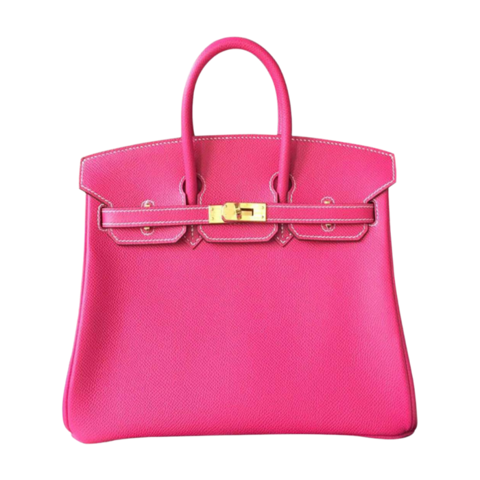 HERMES Birkin 30 Rose Tyrien Epsom Gold Hardware