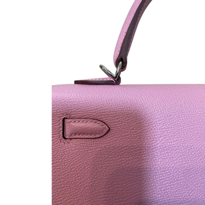 Hermes Kelly 25 Epsom Sellier Mauve Sylvestre Palladium Hardware - Image 4