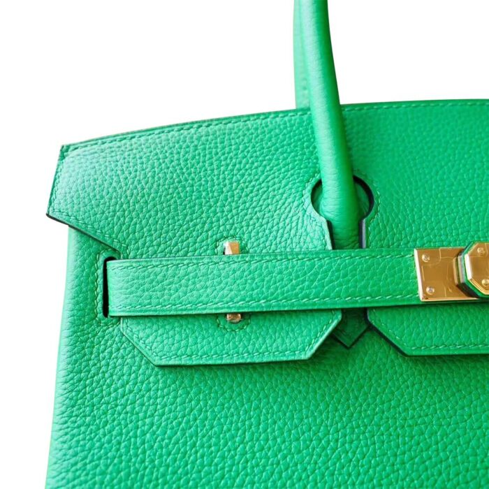 HERMES Birkin 30 Bambou Togo Gold Hardware - Image 3