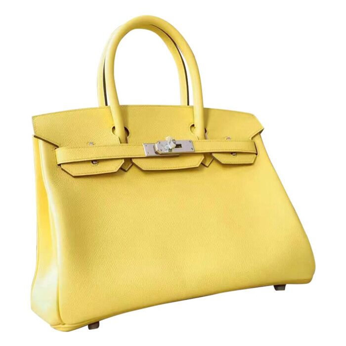 HERMES Birkin 30 Yellow Soufre Epsom Palladium Hardware - Image 3