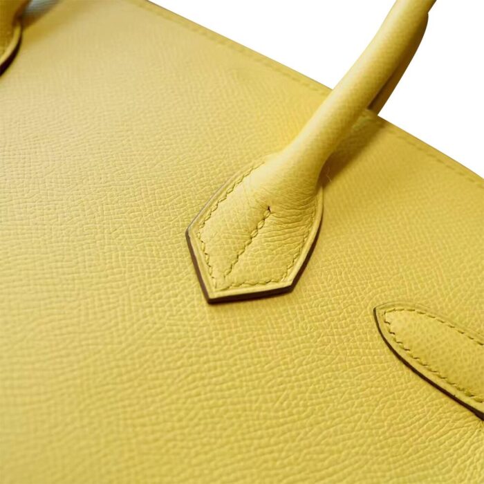 HERMES Birkin 30 Yellow Soufre Epsom Palladium Hardware - Image 6