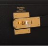 Hermes Kelly Black Sellier 28cm Epsom With Gold Hardware - Image 5
