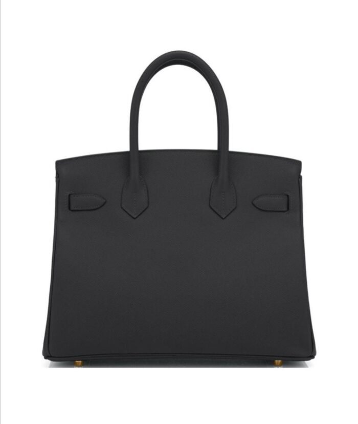 Hermes Birkin 30cm Black Epsom Gold Hardware - Image 3