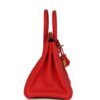 HERMES Birkin 25 Rouge de Coeur Togo Gold Hardware - Image 2